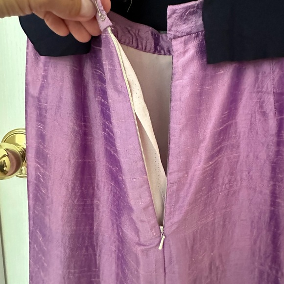 New Handmade Woman’s Lavender Silk Dress Top&Skirt, Sz S/M - Picture 10 of 16